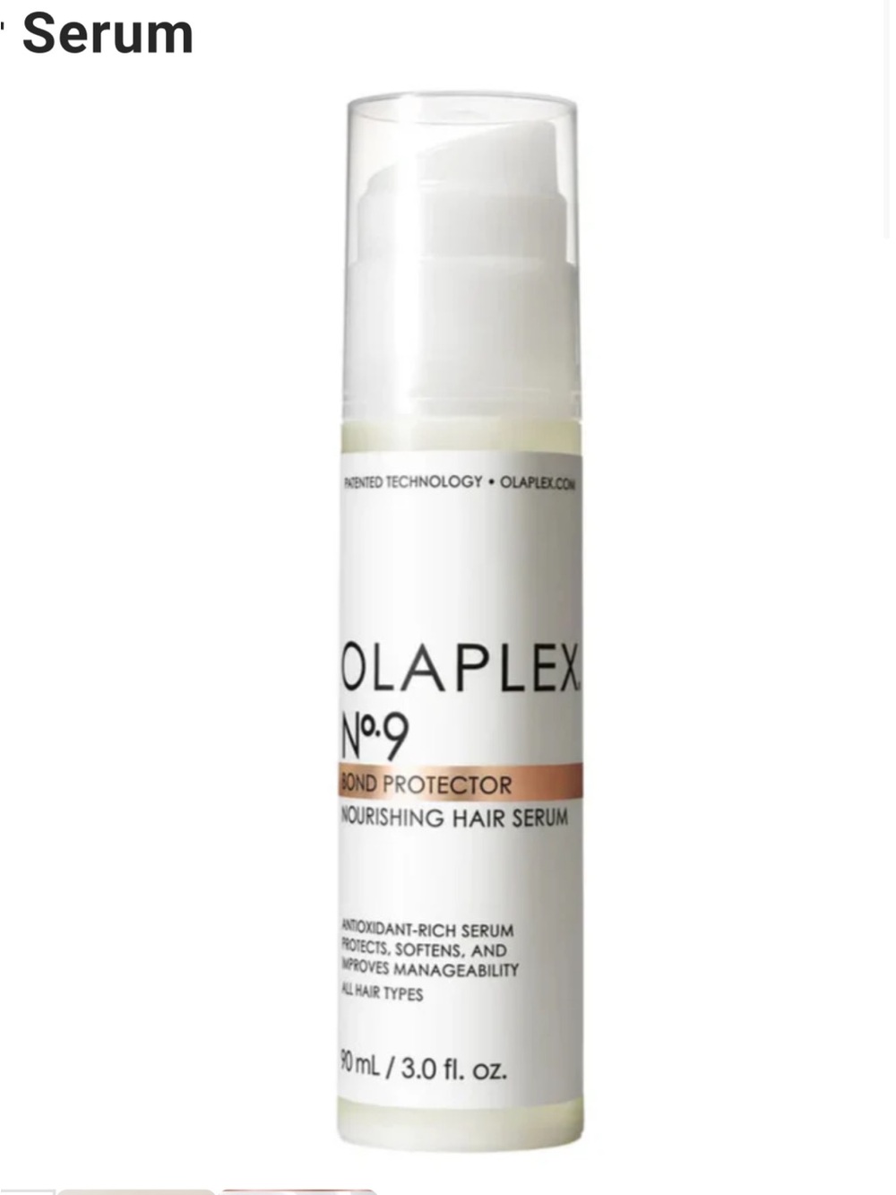 OLAPLEX No.9 Bond Protector Serum - White with Rose Gold Band